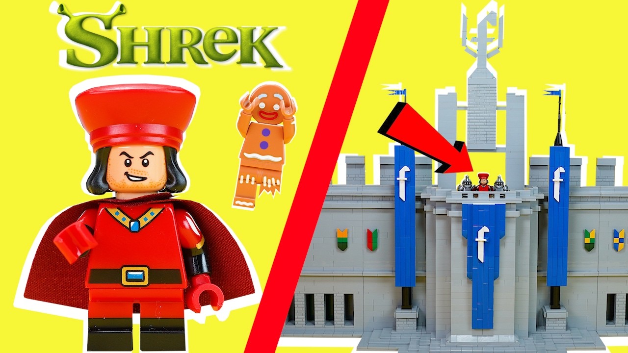 ZBUDOWAŁEM WIELKI ZAMEK LORDA FARQUAAD-A Z LEGO...(SHREK)