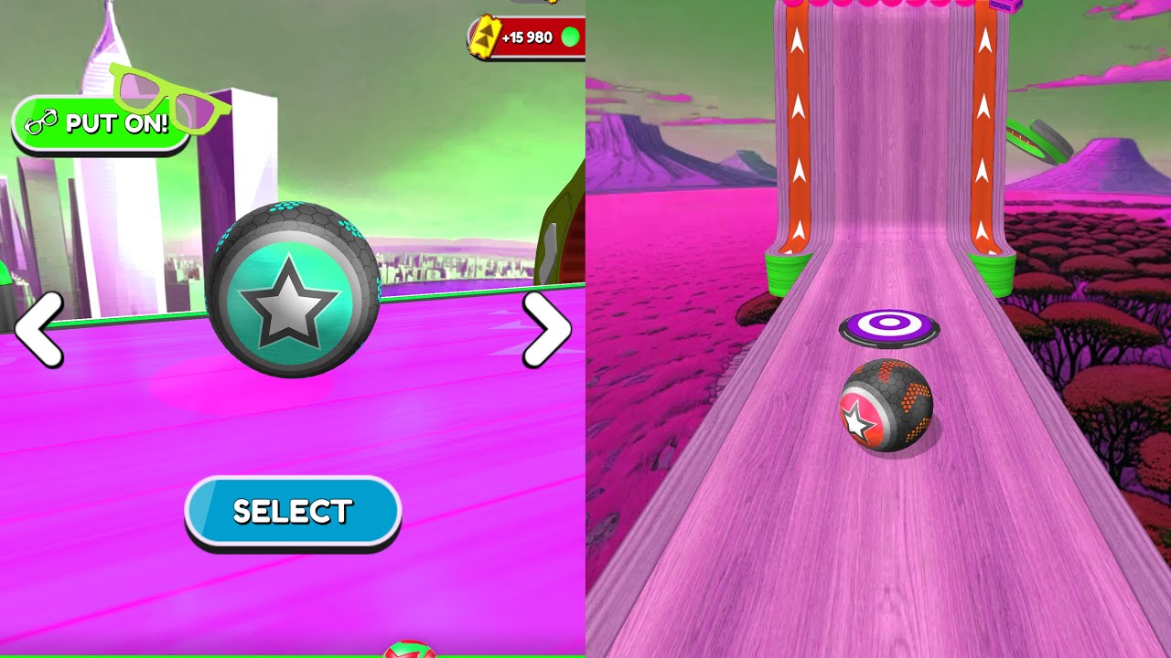 Going Balls Speedrun Challenge Vs Reverse Balls Speedrun Walkthrough Gameplay