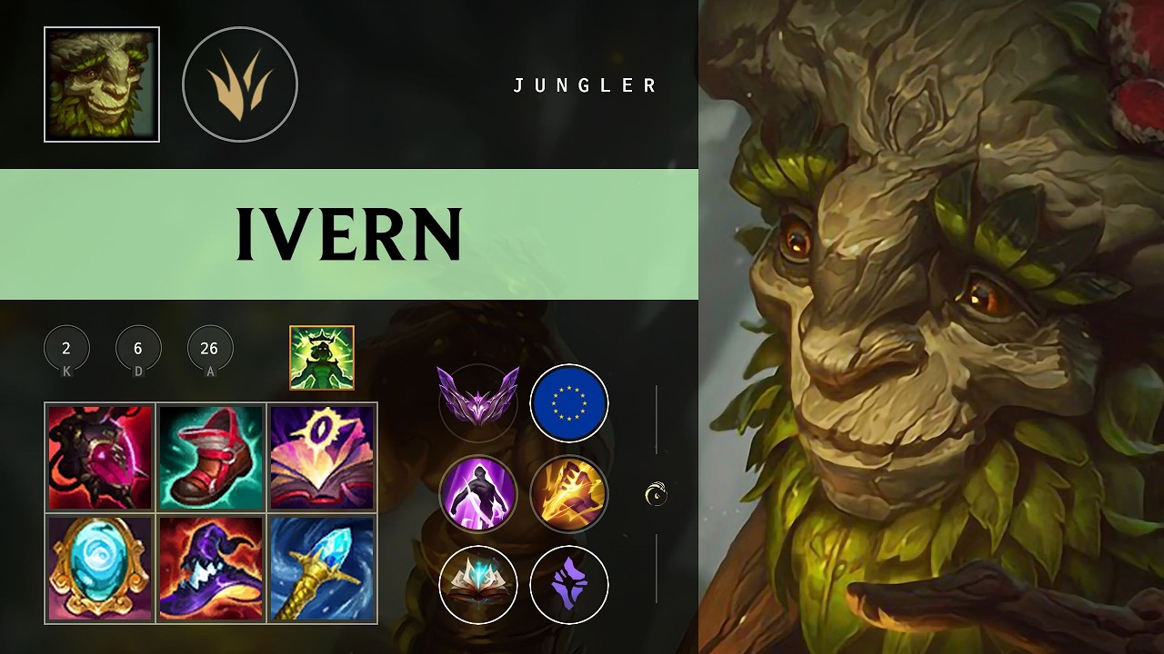 Ivern Jungle vs Zaahen - EUW Master Patch 26.08