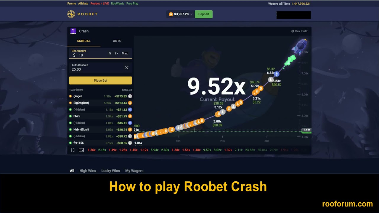 How to Play Roobet Crash - Crash Gambling