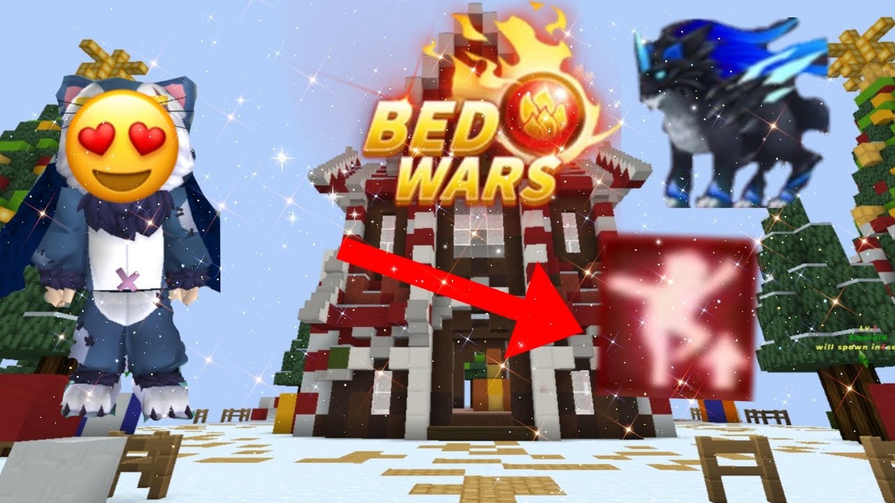 بلوك مان جو bed wars اخيرا حصلت البت الذي يقفز قفزتين