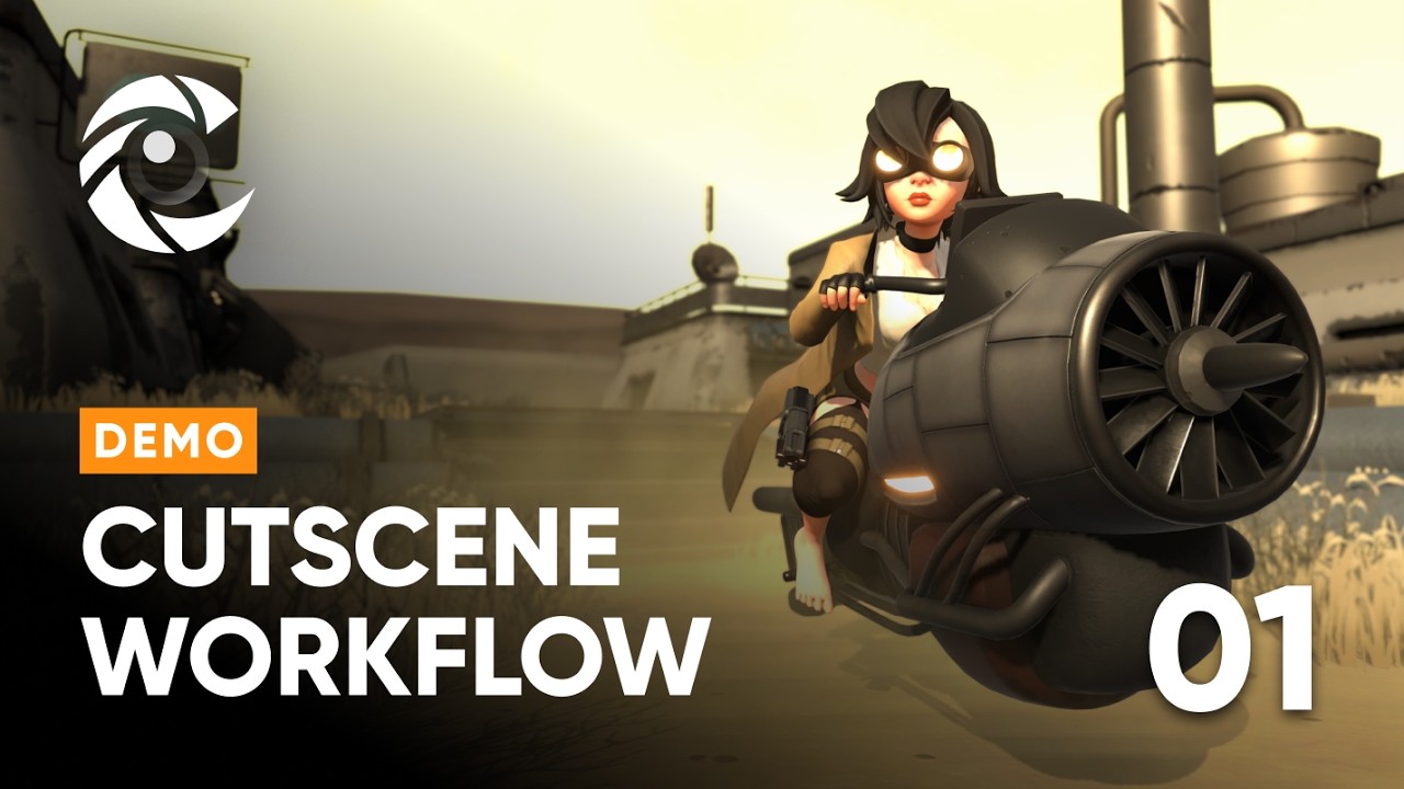 Cineaster - Cutscene Workflow Demo - 01