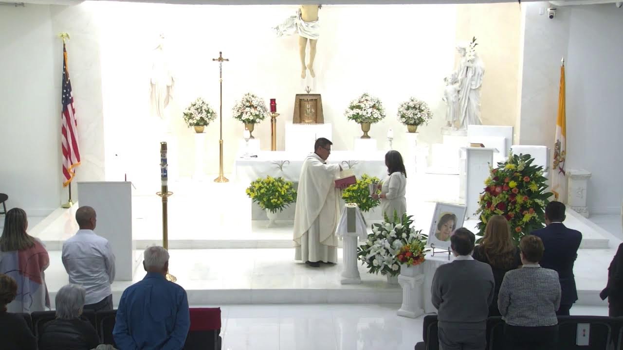 Misa de cenizas de Gladys López