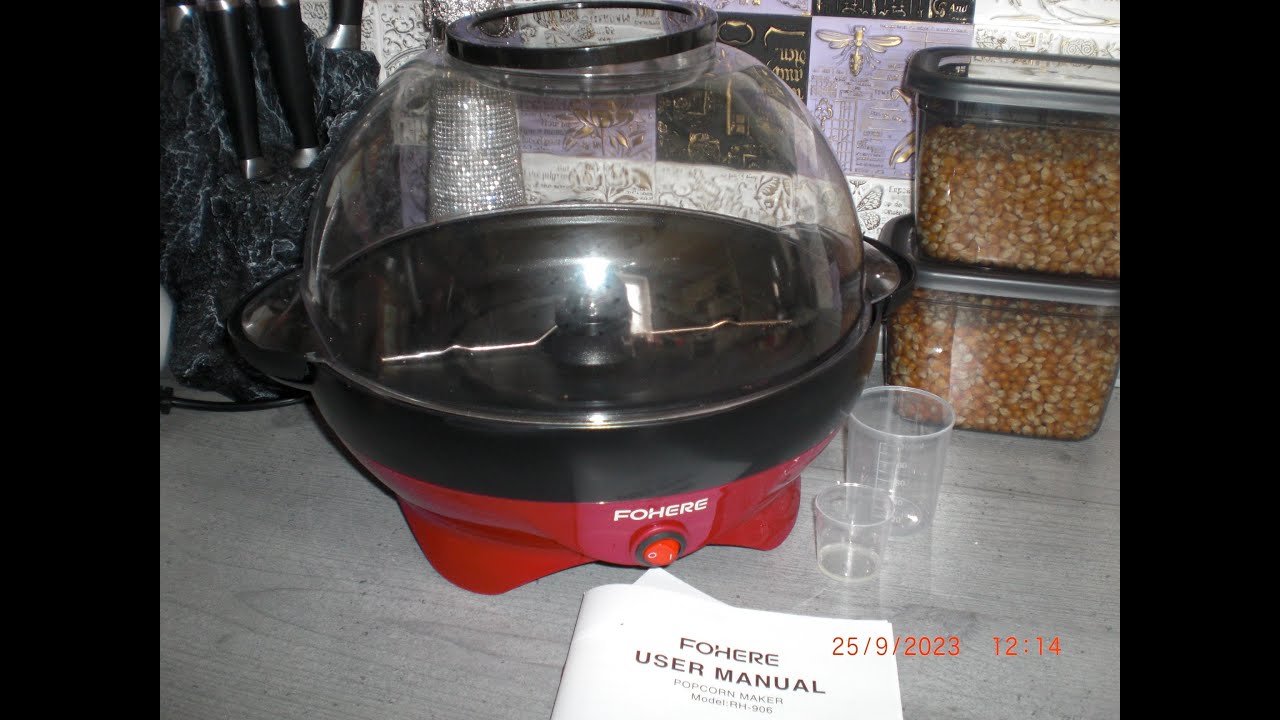 Fohere Popcornmaker - Popcorn selber machen