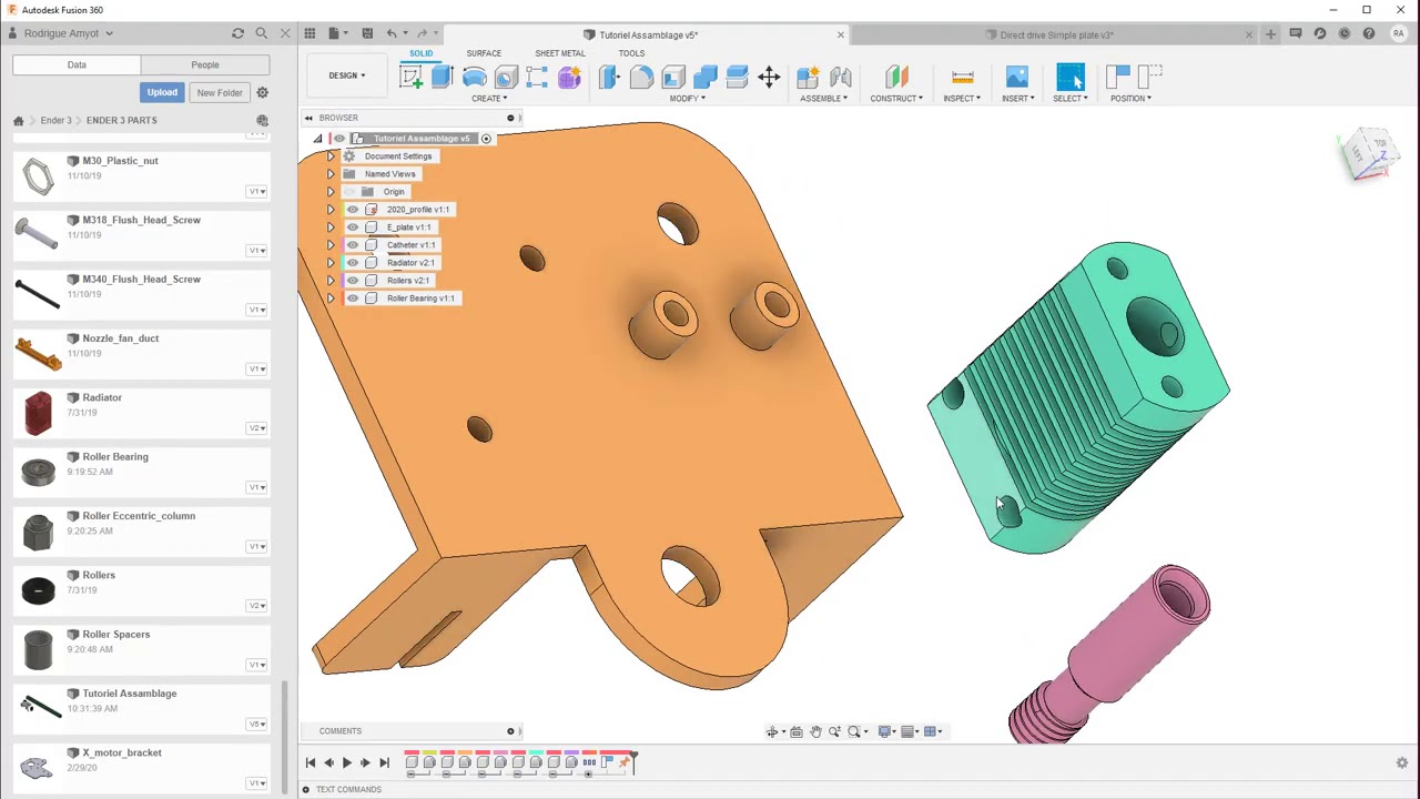 6 Fusion 360 Assemblage (Français, Québec)