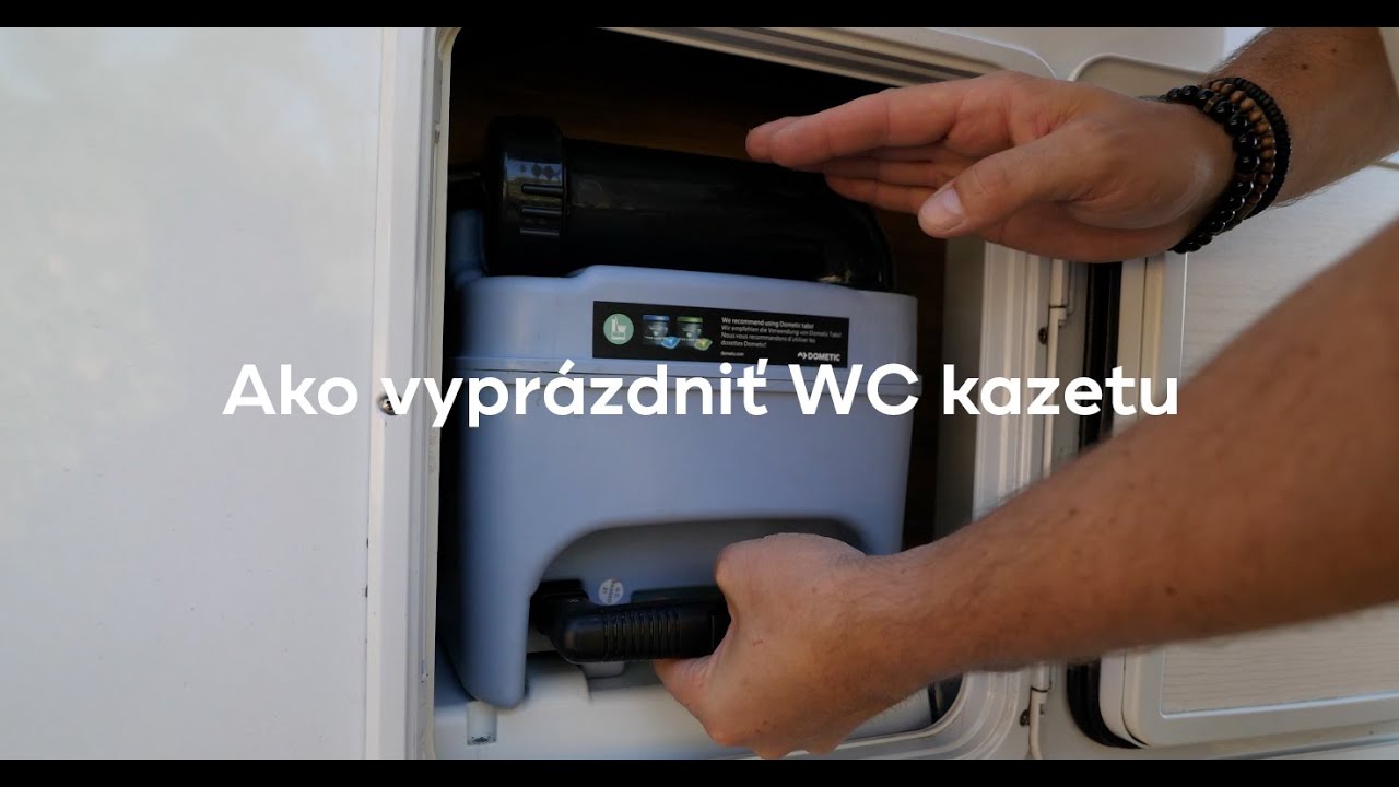 Ako vypr&aacute;zdniť WC kazetu Dometic