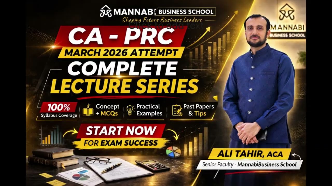 CA PRC Demo Lecture | Perpetual and Periodic Inventory Systems | Sir Ali Tahir yaa is k liya