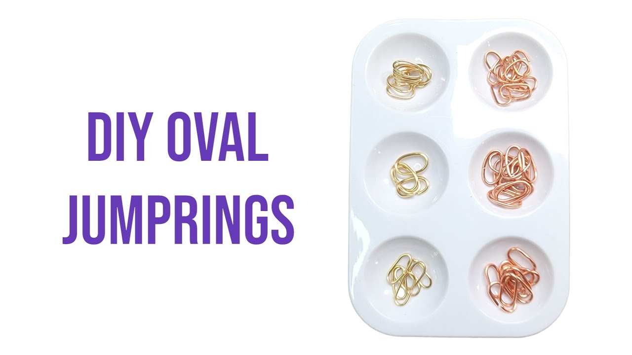 Let's make oval jump-rings - DIY Tutorial - Mini Series Part 2