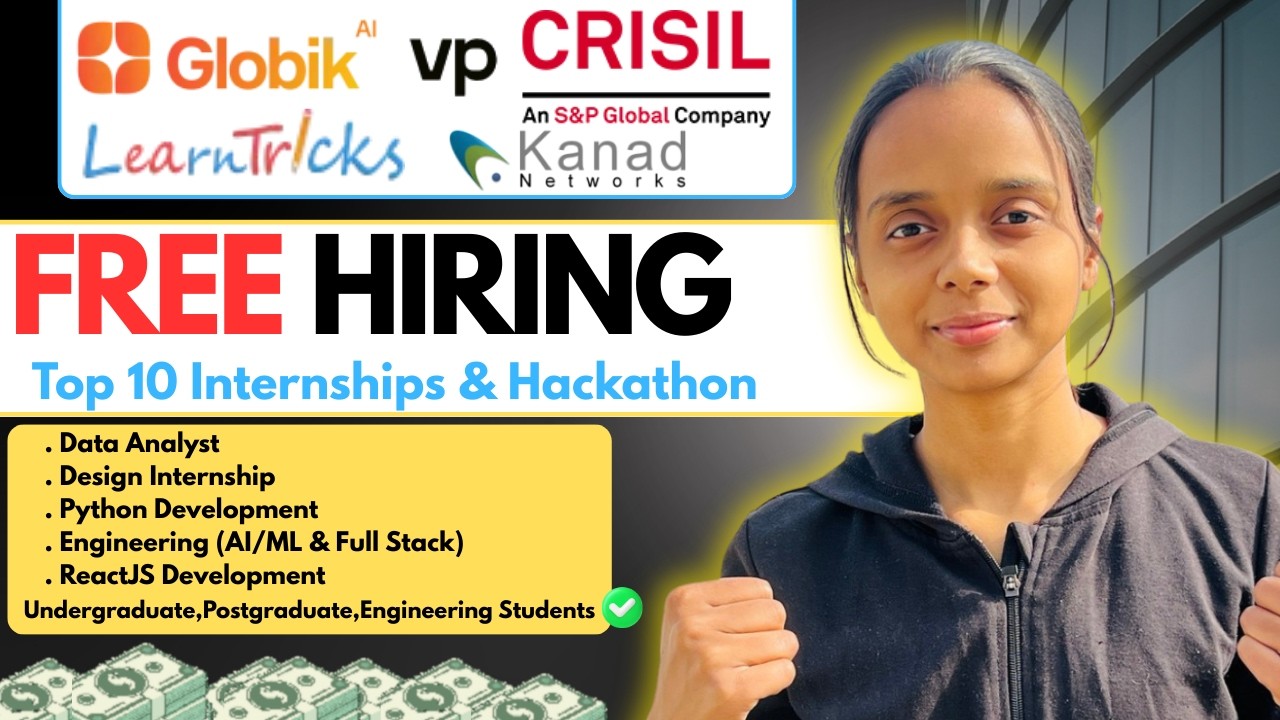 10 Internship & Hackathon Opportunities | Everyone Eligible | Multi Atoms