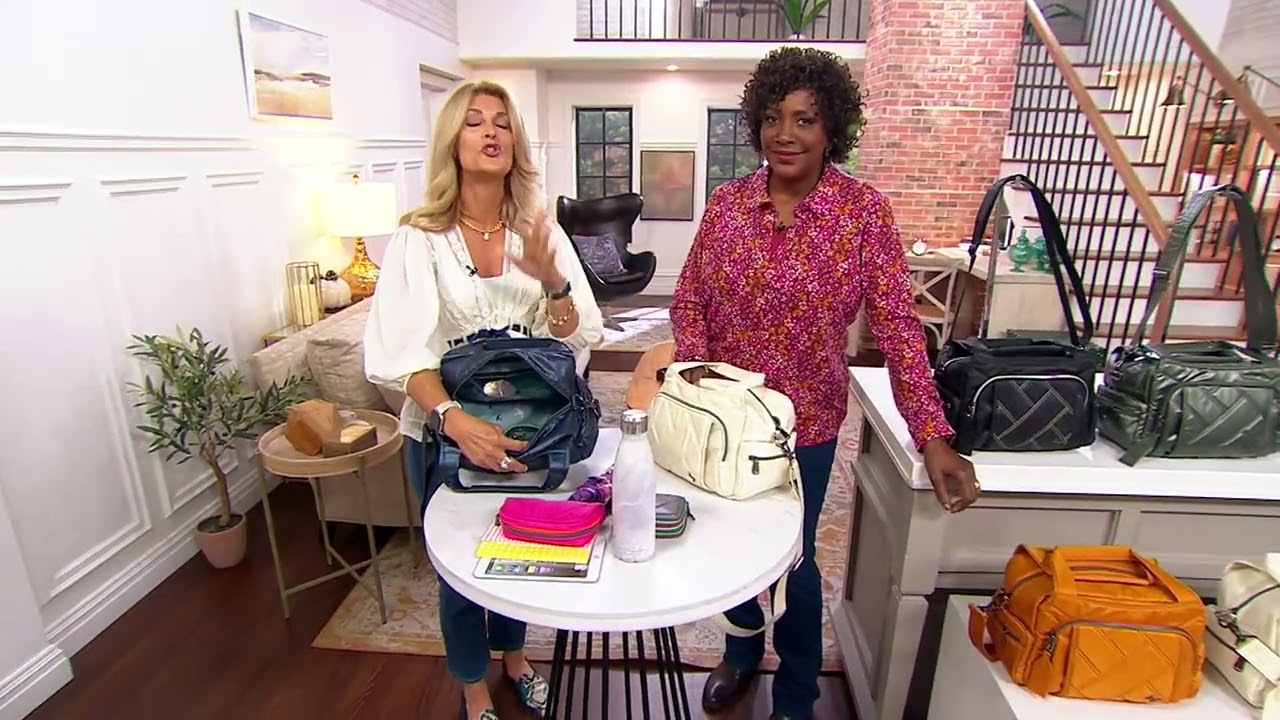 Lug Quilted Medium Satchel with Crossbody Strap -Rumble on QVC