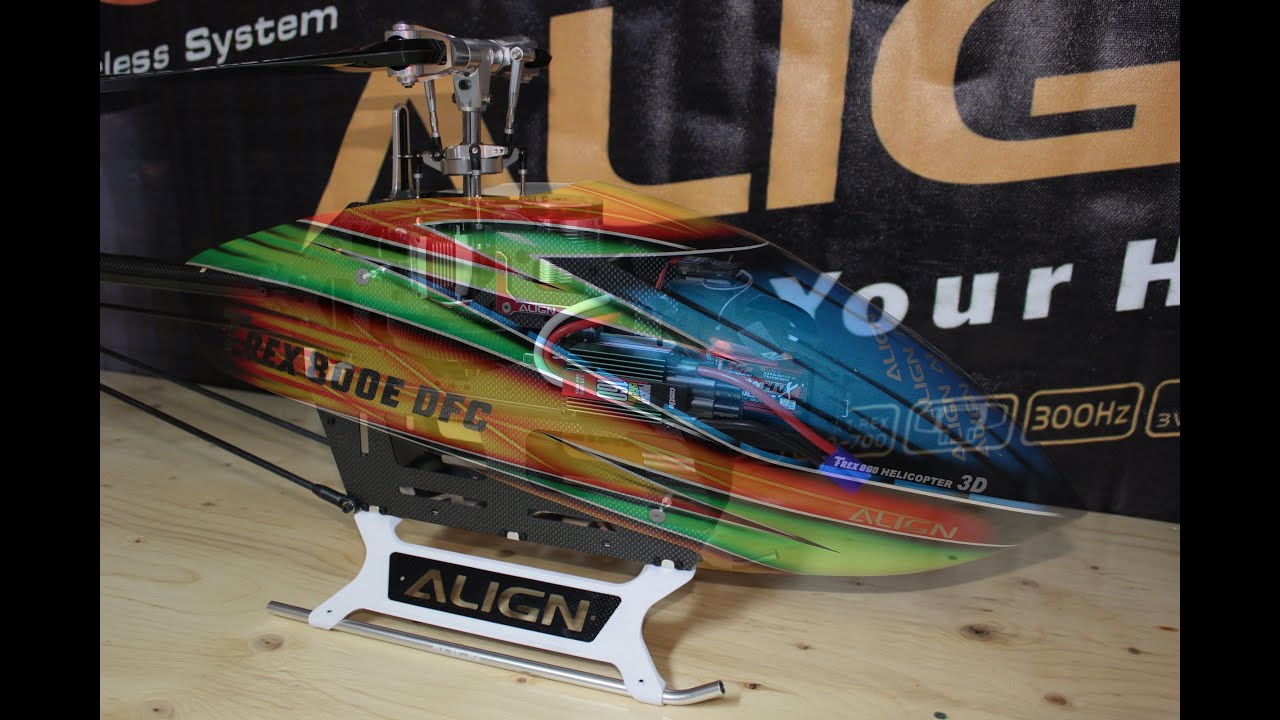 Сборка Align T-Rex 800E DFC