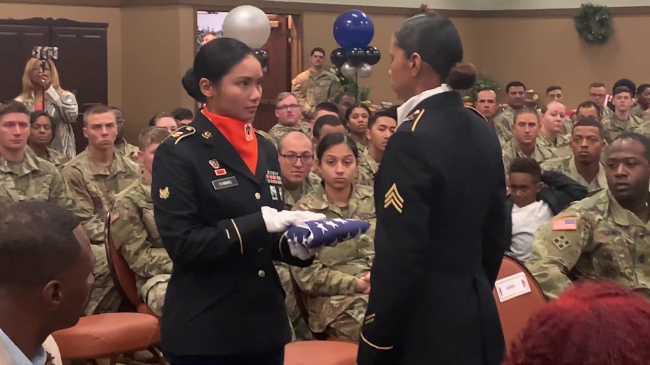 Old Glory Flag Ceremony Army