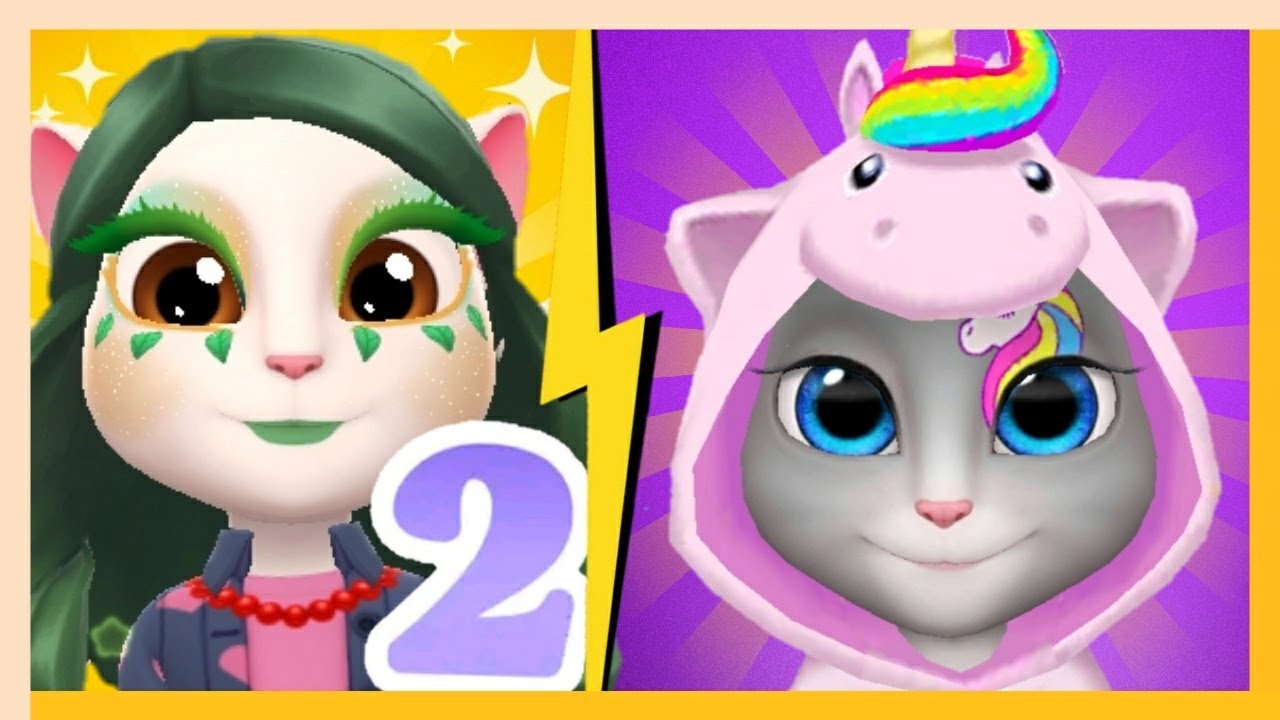 My Talking Angela 2 VS My Talking Angela: Dance Battle Android Gameplay Episode 25