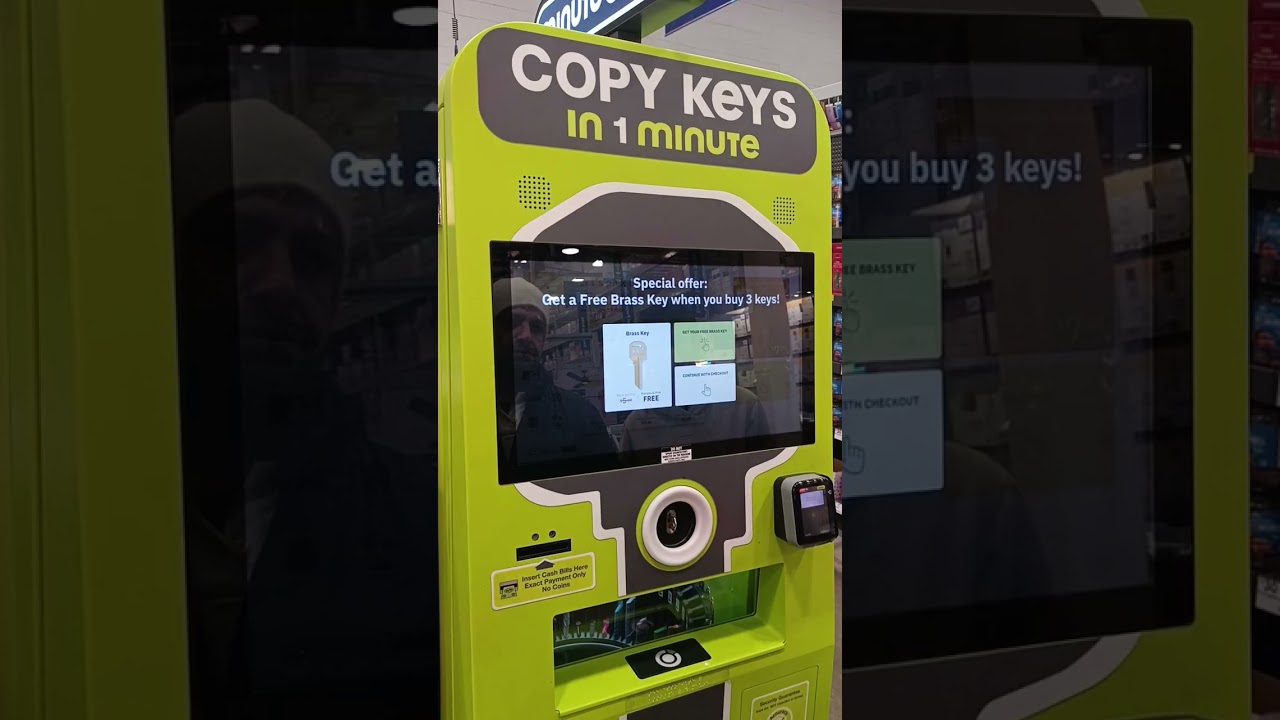 Copy key in minute