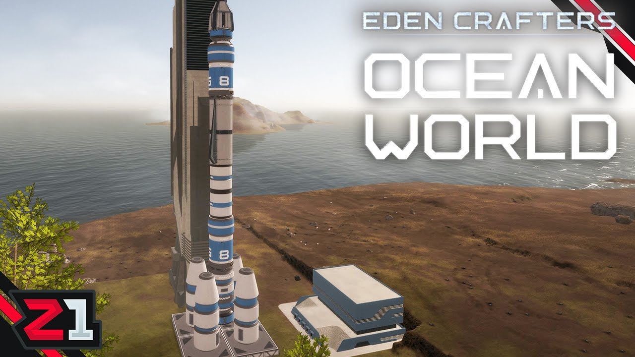 We Launched A ROCKET ! Ocean World Eden Crafter [E8]