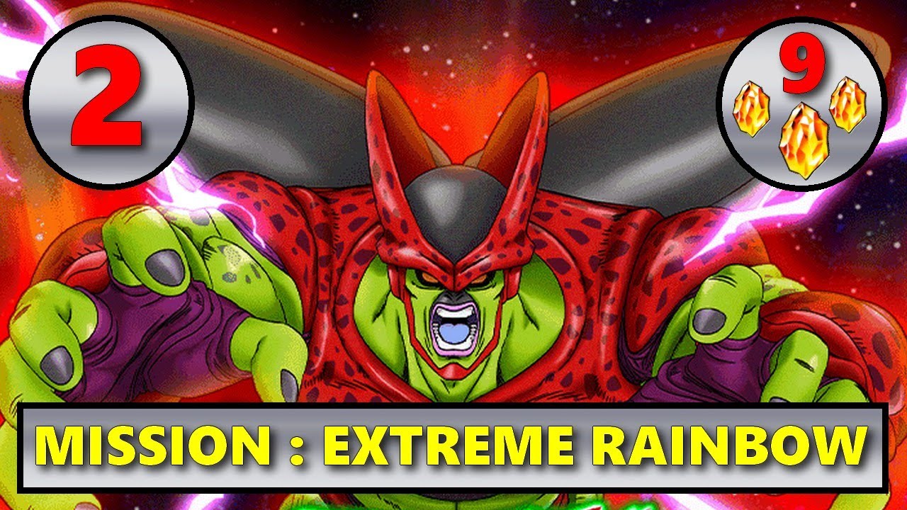 9 DS : VRAIMENT KIFFANT ! : CELL MAX NIVEAU 2 MISSION EXTREME RAINBOW ! DRAGON BALL Z DOKKAN BATTLE