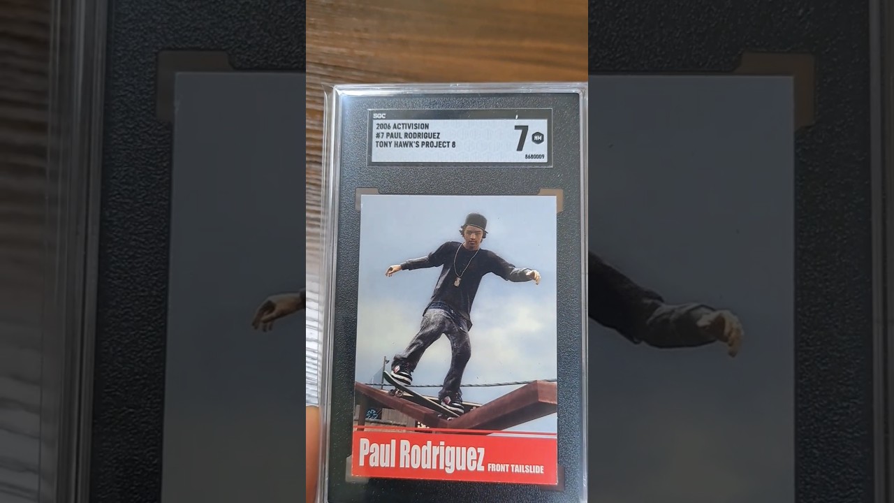 2006 Activision Tony Hawk's Project 8 #7 Paul Rodriguez SGC 7 NM #skateboardcards