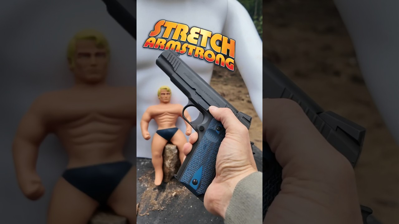 Can A Stretch Armstrong Stop A BULLET???