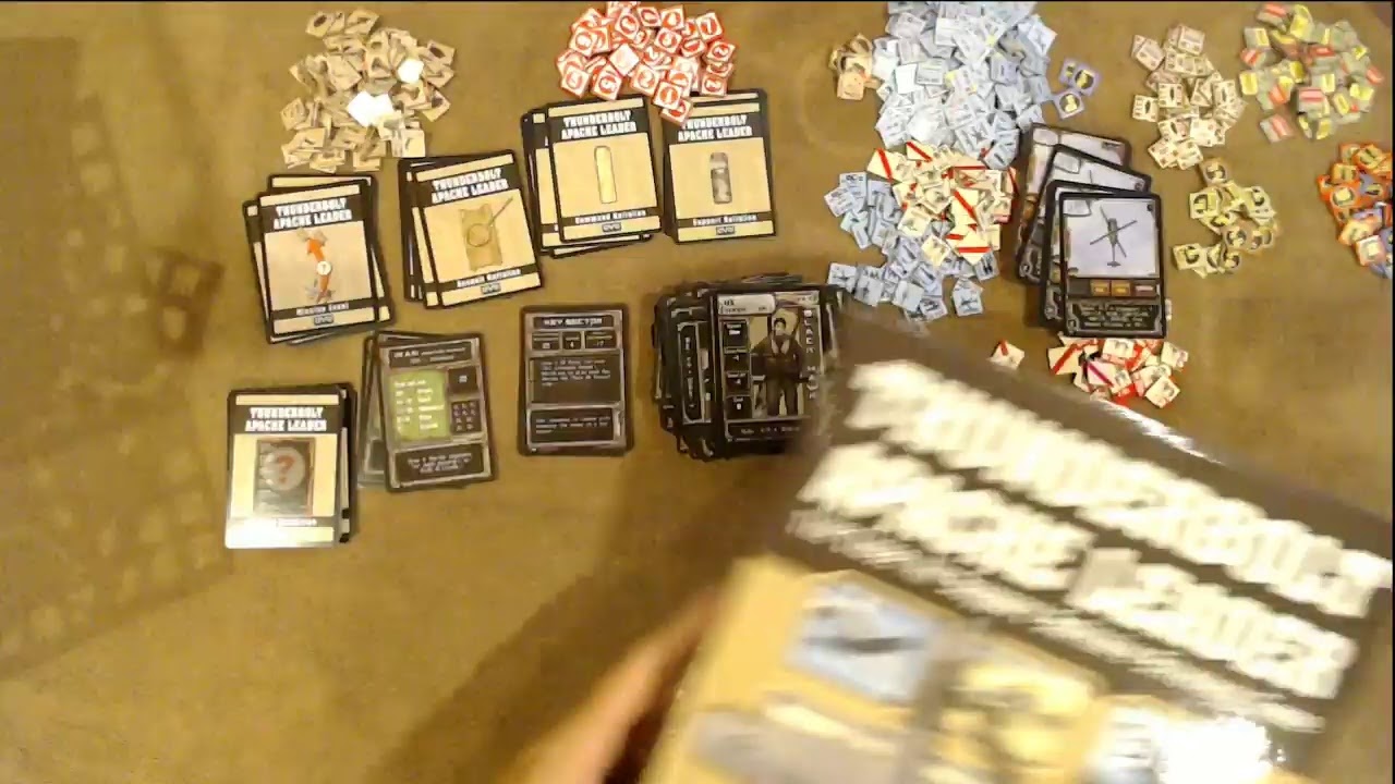 Live Unboxing of THUNDERBOLT APACHE LEADER By DVG Games Plus 3 Expansions
