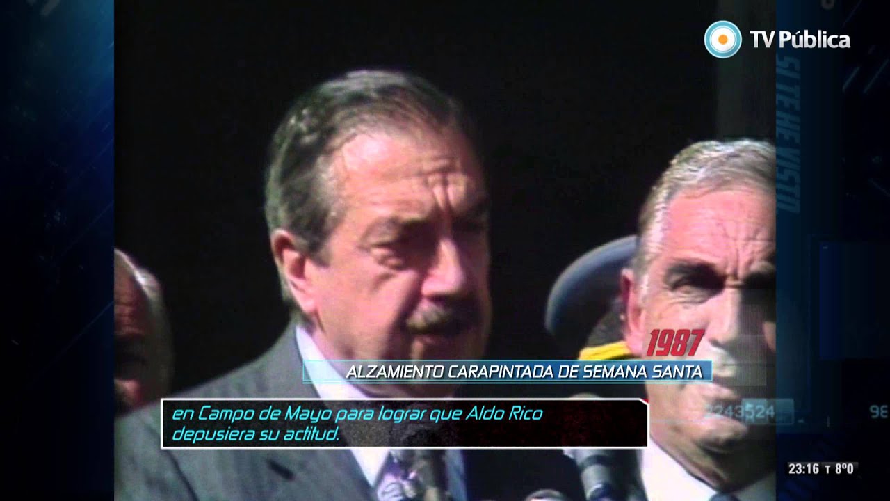 Archivo histórico: Alzamiento carapintada en Semana Santa (1987)
