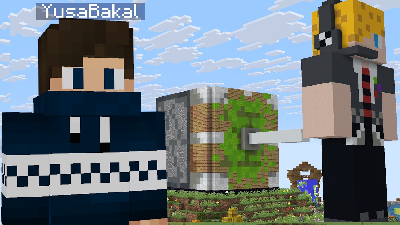 Minecraft'ta Arkadaşıma Eşek Şakası Yaptım