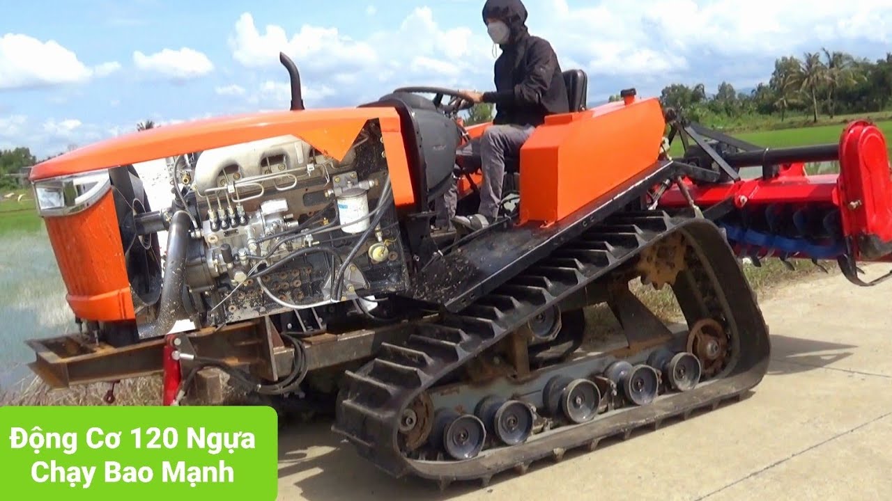 Chạy Thử Sức Máy Xới Mới Đóng ĐỘNG CƠ 120 Ngựa Lh0855126168