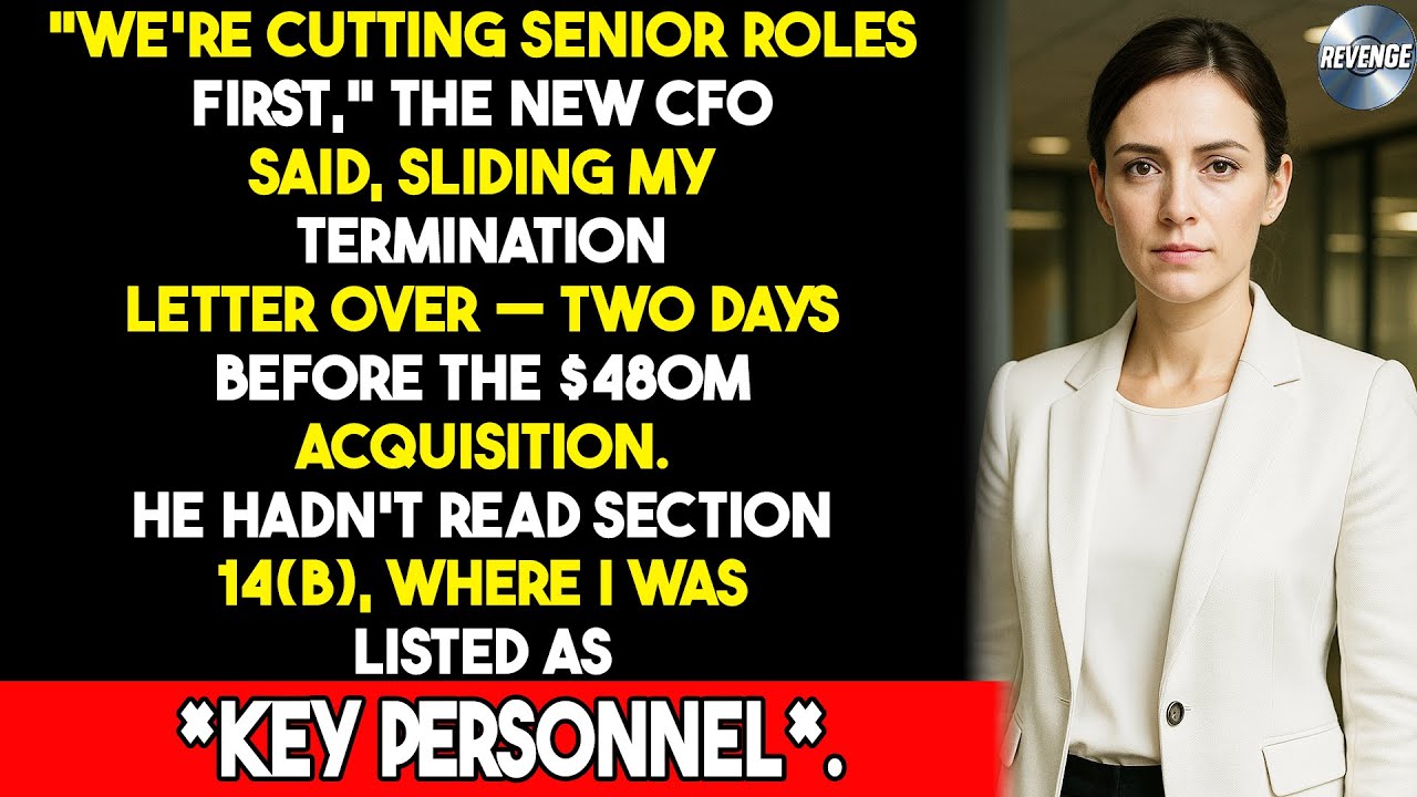 Он уволил меня прямо перед сделкой на 480 миллионов долларов — но я был единственным, кого они по...