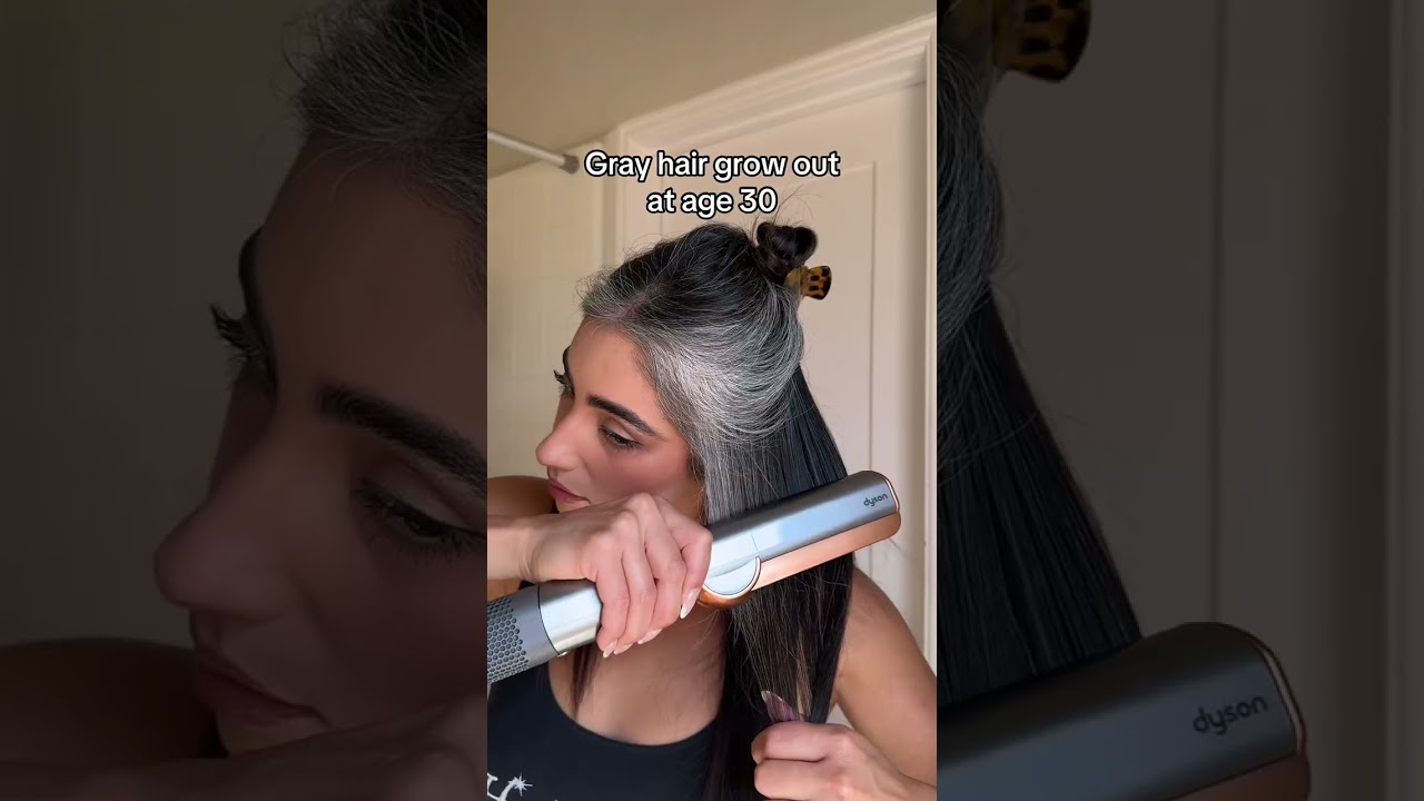 Gray hair grow out at age 30 🩶 What started as something I used to cover up has turned into one of