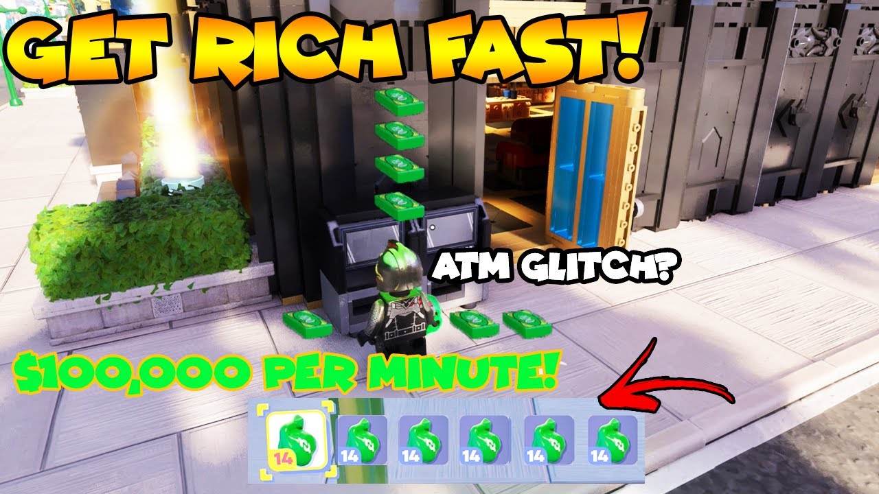 Как БЫСТРО разбогатеть с помощью банкоматов и банков в Fortnite Brick Life! 💰 (БЕЗУМНЫЙ глюк с де...