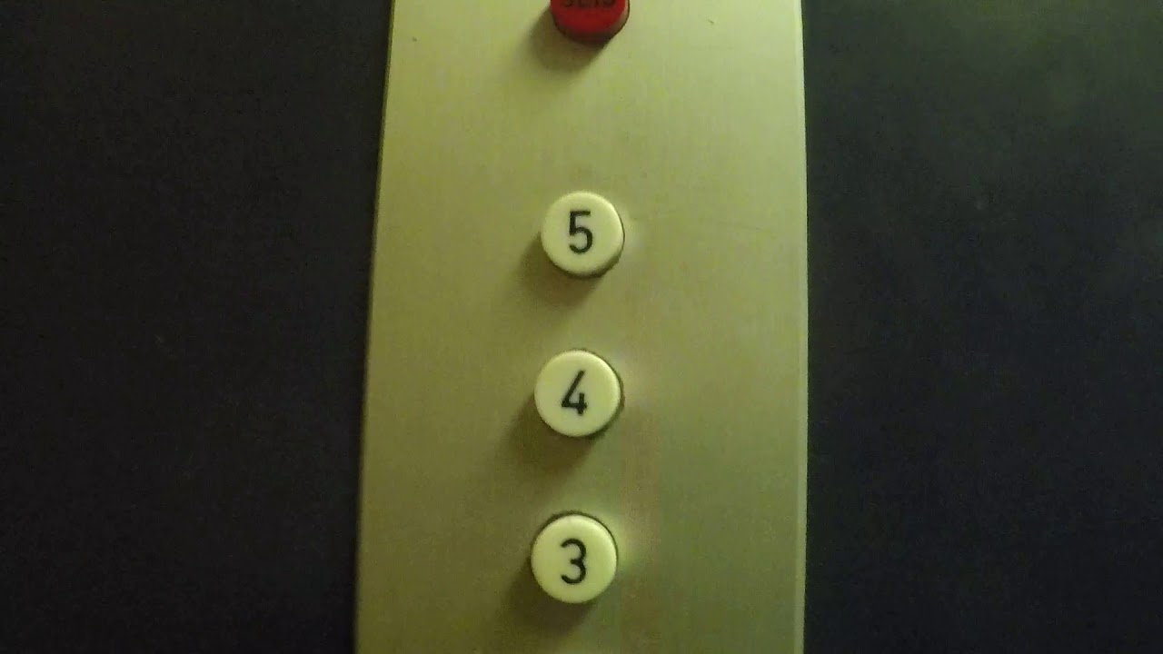 Amazing! 1964 ValmeSchlieren traction elevator at Linnankatu 7D, Mikkeli, Finland