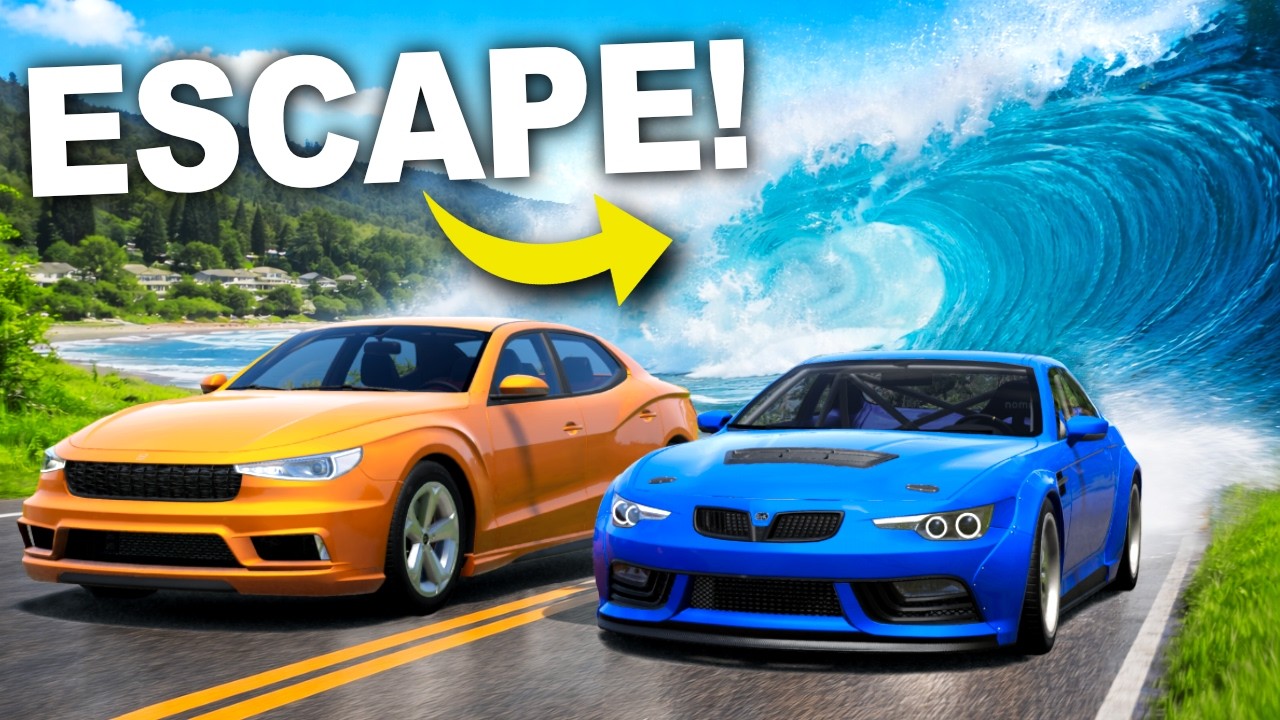 ESCAPE THE FLOOD! - BeamNG