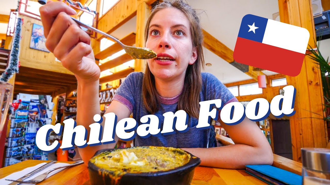 Trying CHILEAN DISHES (Salmon Ceviche & Corn Pie 🌽) + First Impressions of PUERTO NATALES, Chile 🇨🇱