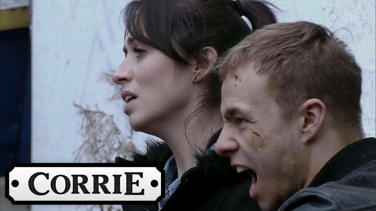 Coronation Street - Clayton Pulls a Knife on Shona and Takes Her Hostage
