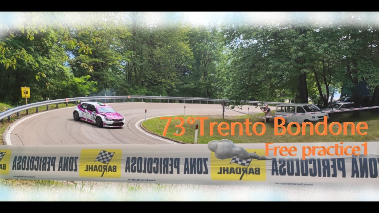 73° Trento-Bondone Hillclimb 2024 free practice 1