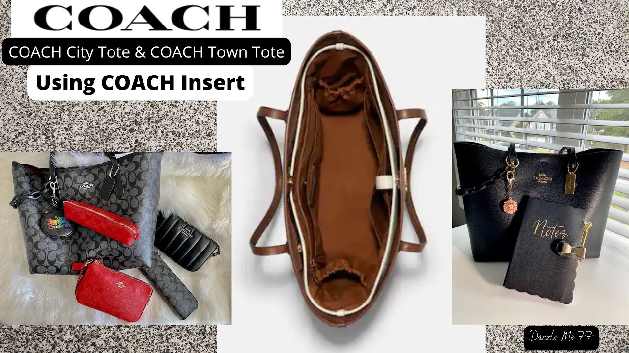 What’s in my BAG? COACH INSERT, COACH Town Tote, COACH City Tote