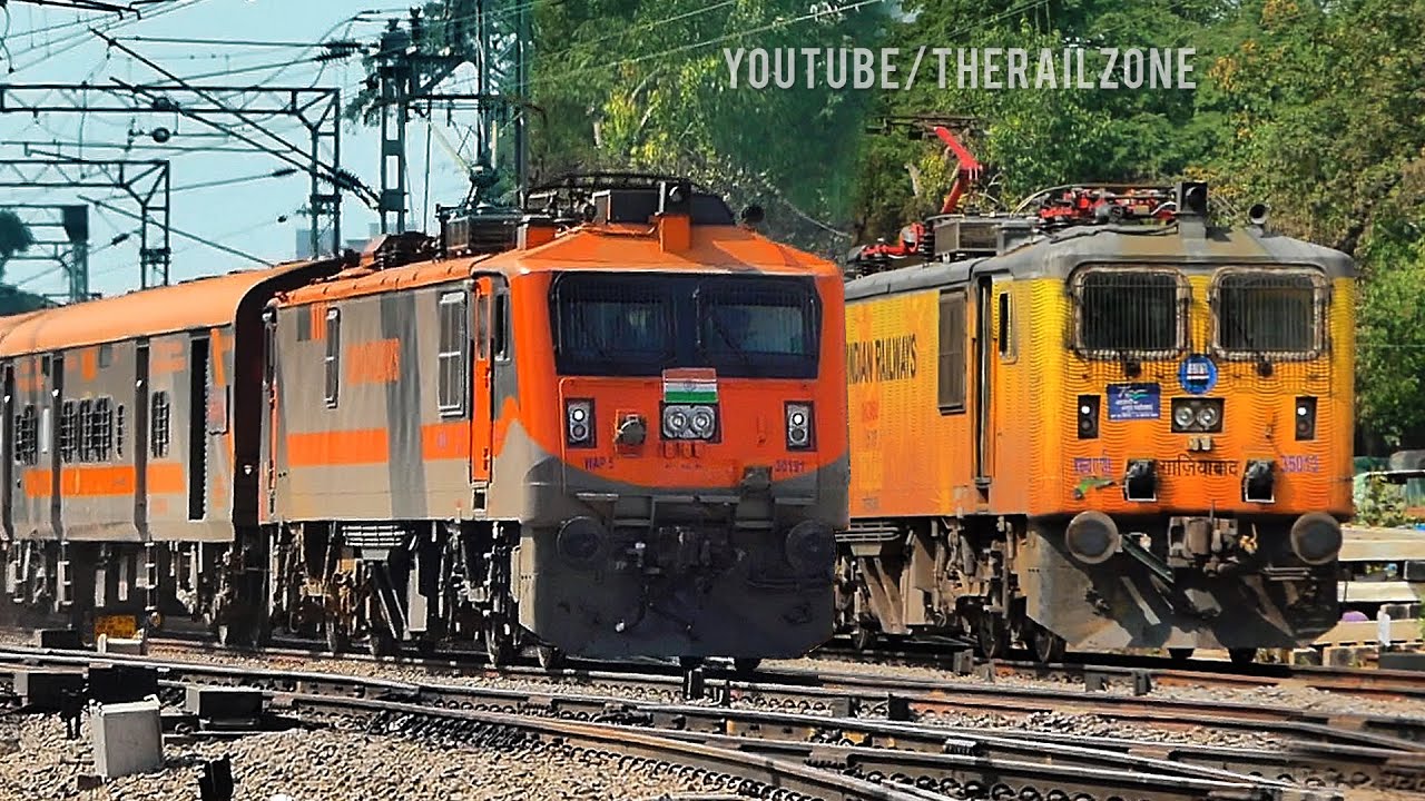 Triple WAP5 Delight | Amrit Bharat + Tejas | Indian Railways | Train Videos | Track Sounds