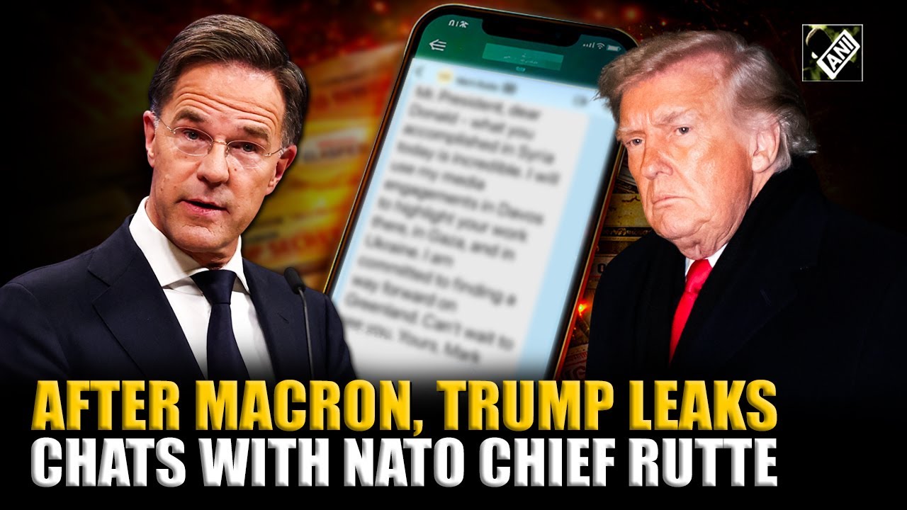 After Macron’s personal chats, Trump leaks private messages with NATO Chief Mark Rutte