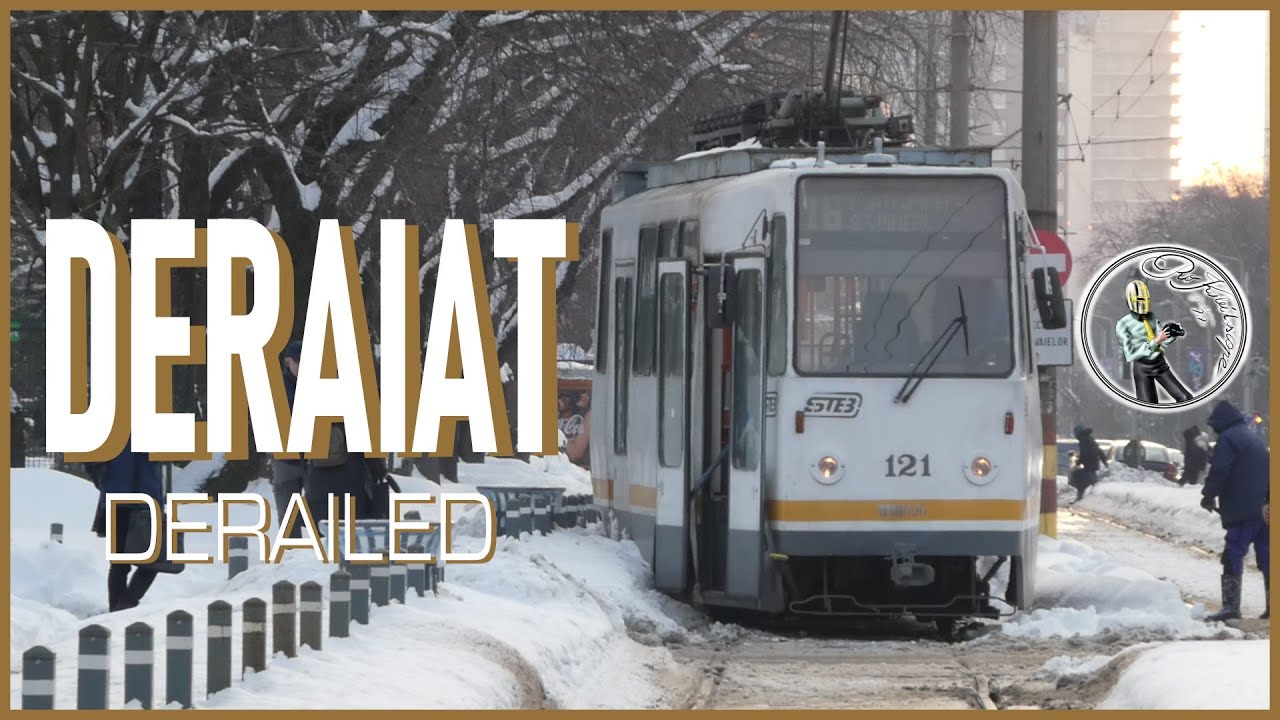 Tramvai Deraiat în București | Derailed tram in Bucharest -19.02.2025