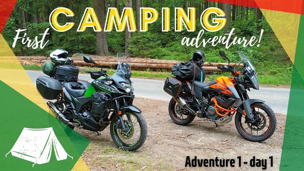 Our First Motorcycle Camping Trip! Police Check, Rain & Thunder