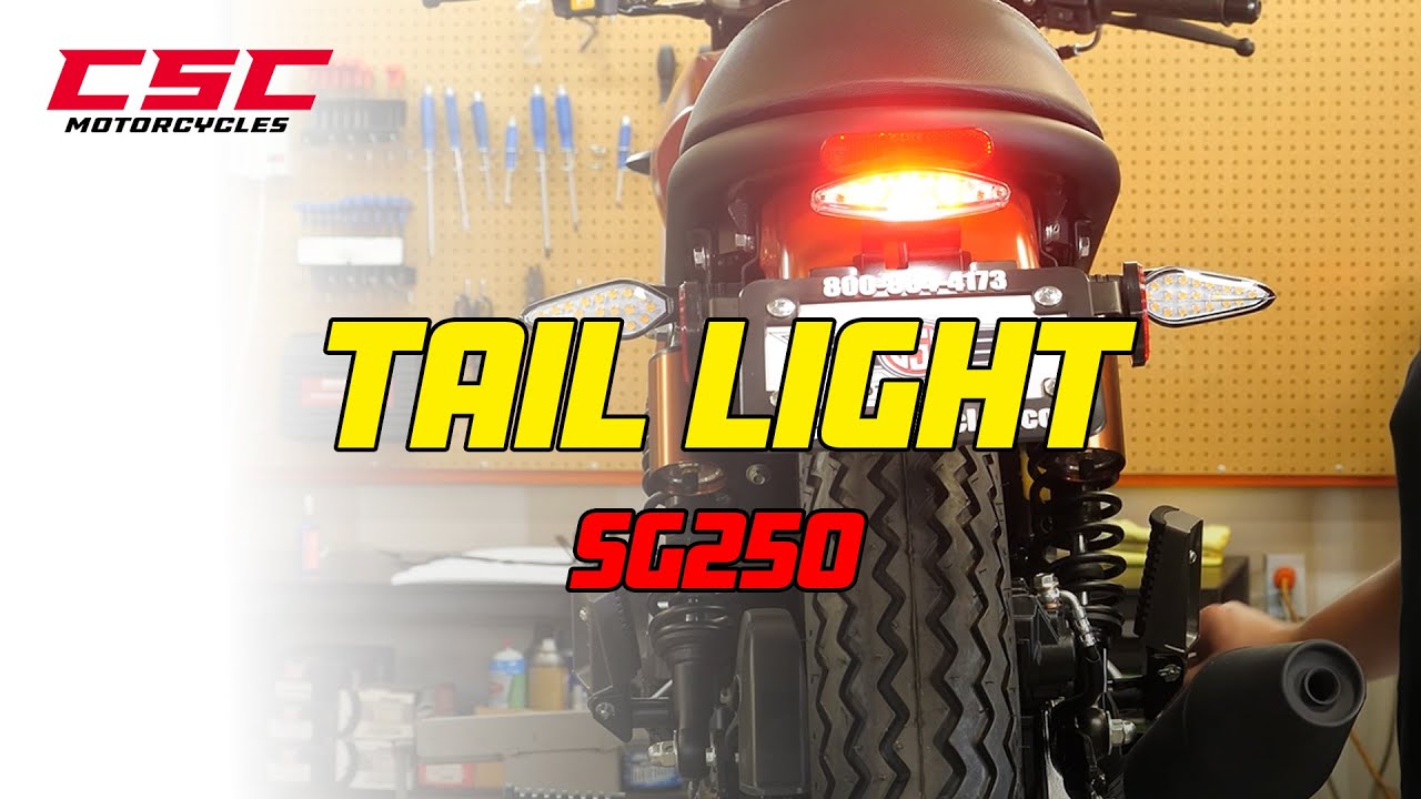 SG250 - Tail Light Bulb & LED Tail Light Replacement