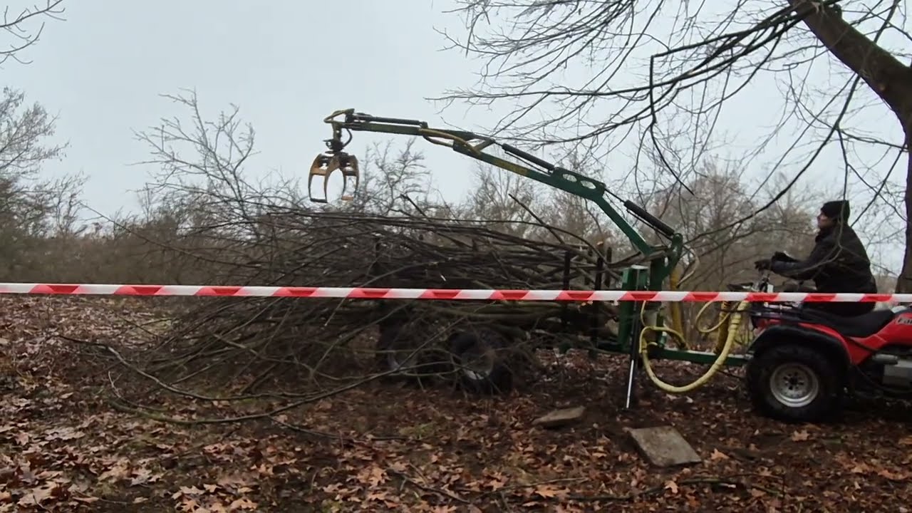 Załadunek 6-metrowych gałęzi? | HDS + przyczepa 4,20 m @MateuszBELG