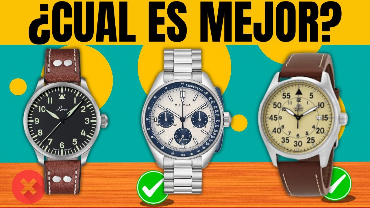 ✈️ Top 3 Mejores Relojes de Aviador Calidad Precio 2025 | Elegantes y Resistentes
