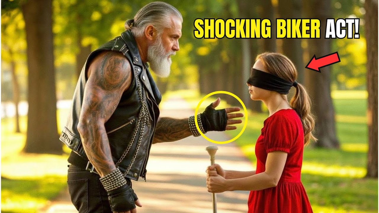 Blind Girl Meets the Most Dangerous Biker Gang Leader - What Biker Did Next Stunned everyone