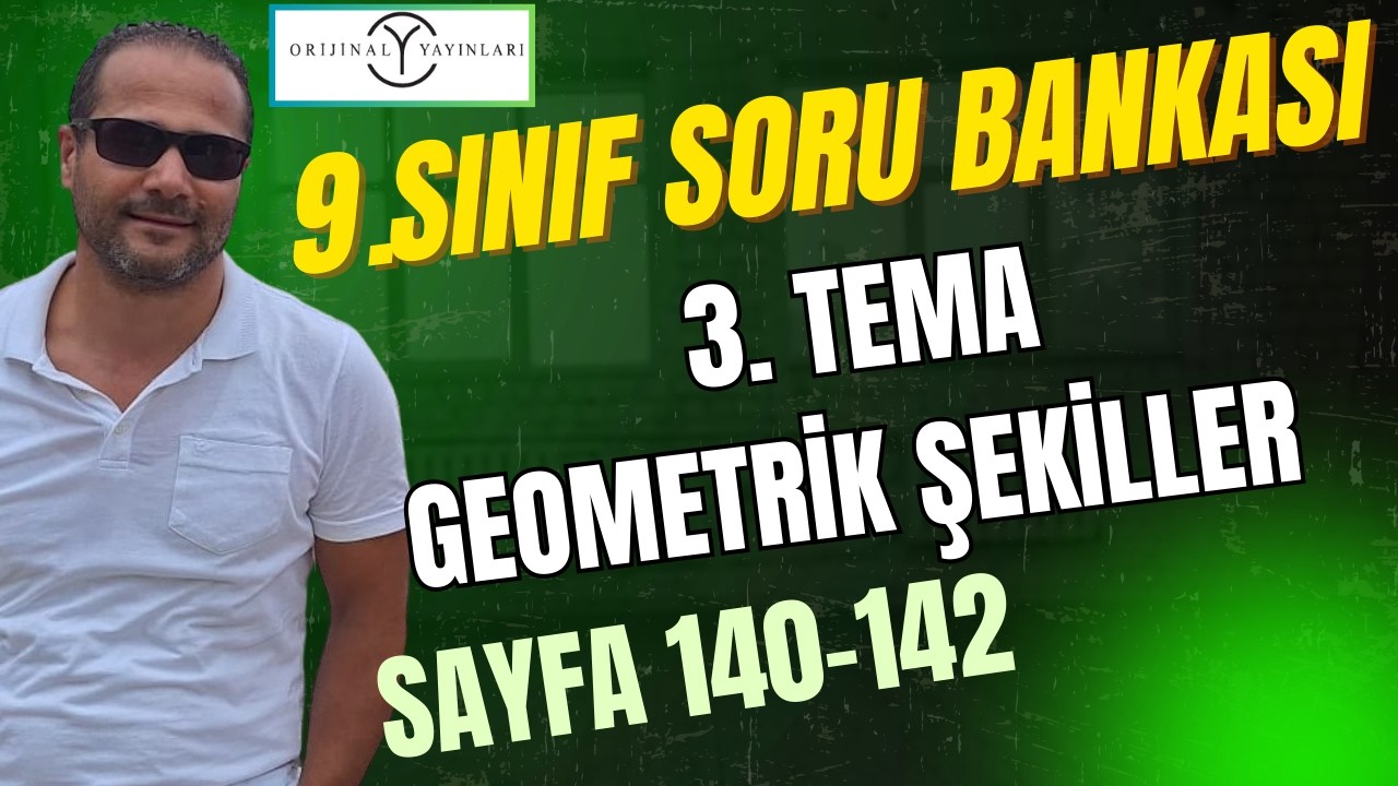 9.SINIF ORİJİNAL MATEMATİK SORU BANKASI ÇÖZÜMLERİ 2026| SAYFA :140-142 #orijinalmatematik #matematik