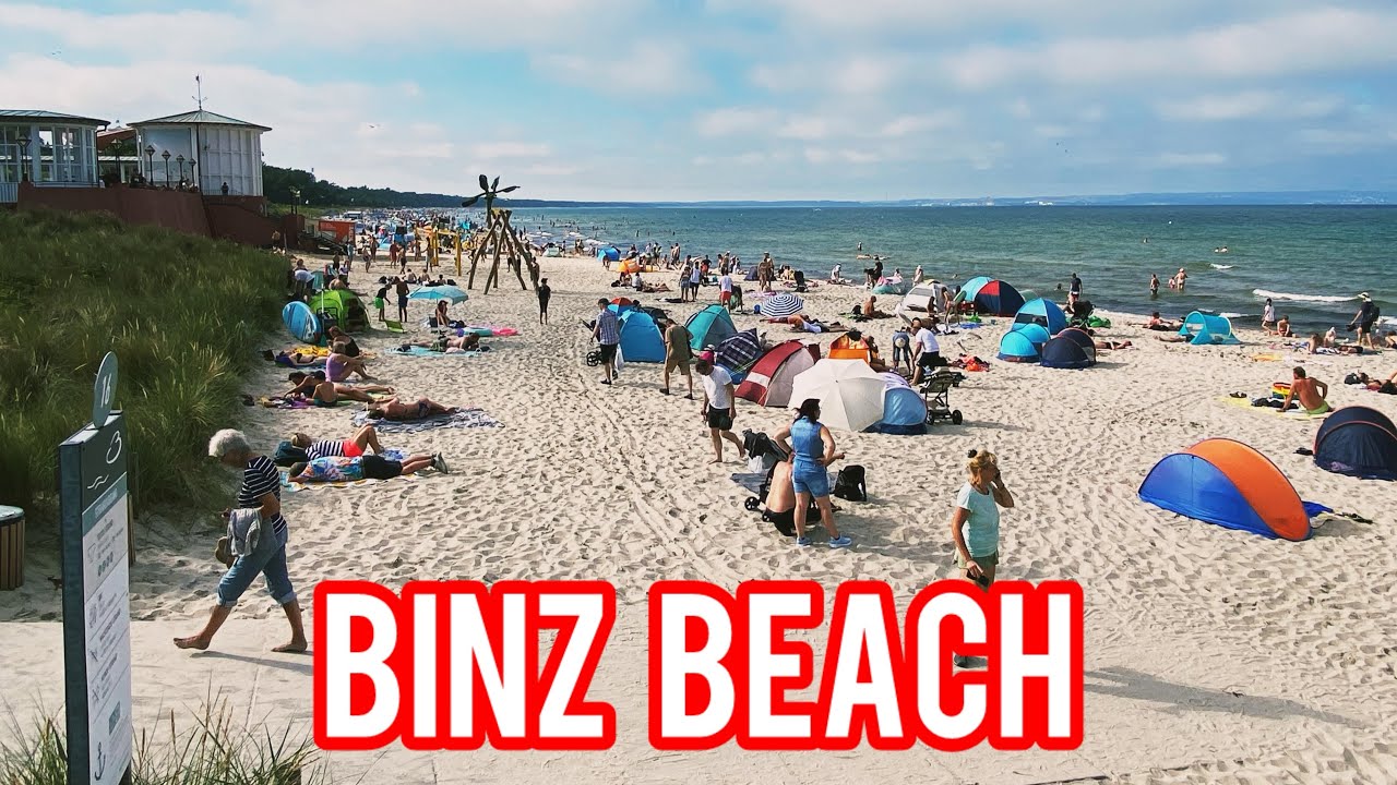 R&Uuml;GEN BINZ BEACH GERMANY 🇩🇪 | BEACH IN GERMANY #travel #viral #beach