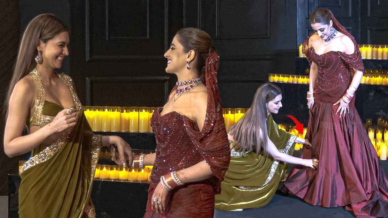 Kriti Sanon & Sister Nupur Sanon&rsquo;s CUTEST Moment 💕 | Nupur&ndash;Stebin Wedding Reception