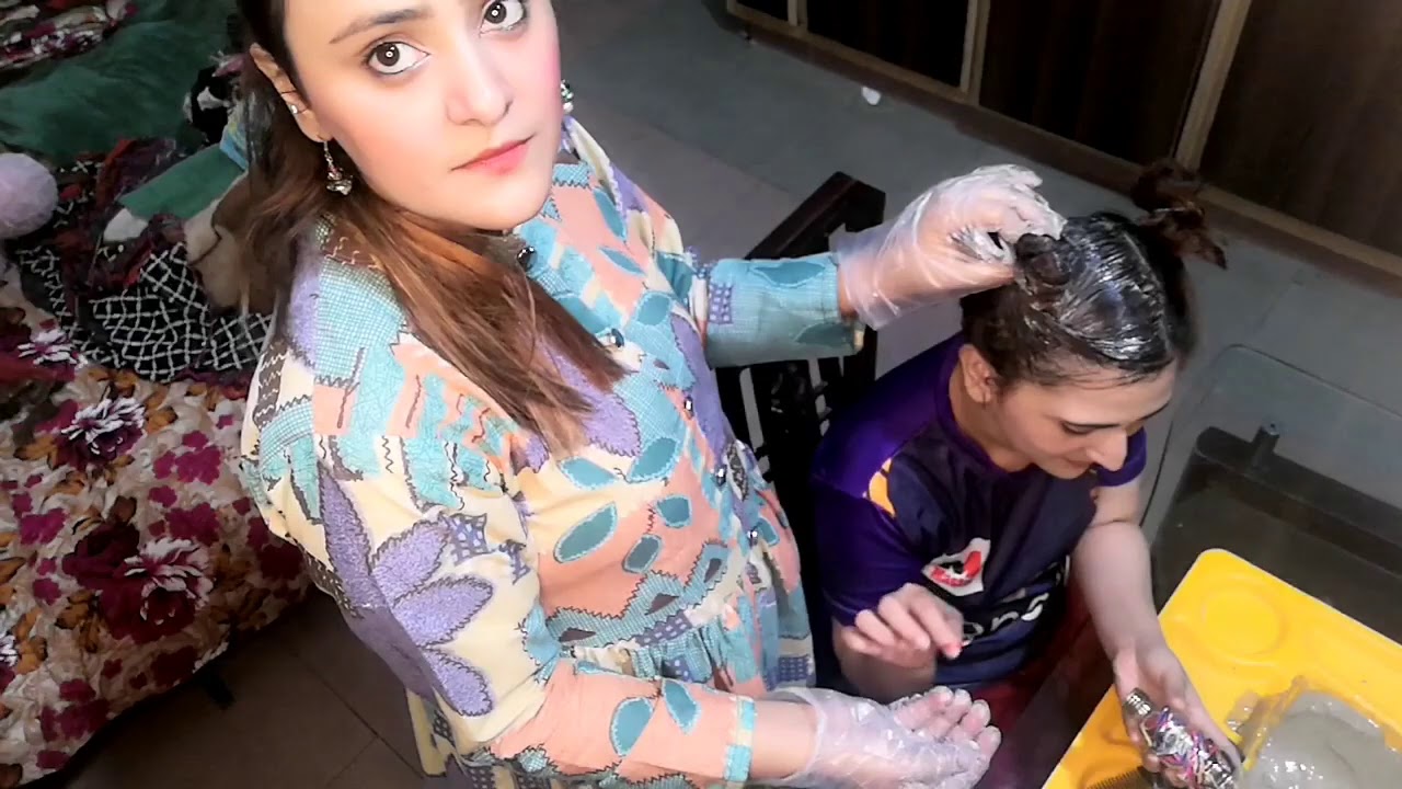 Step by step Hair color at home Tutorial | Garnier Hair Color | 6.1