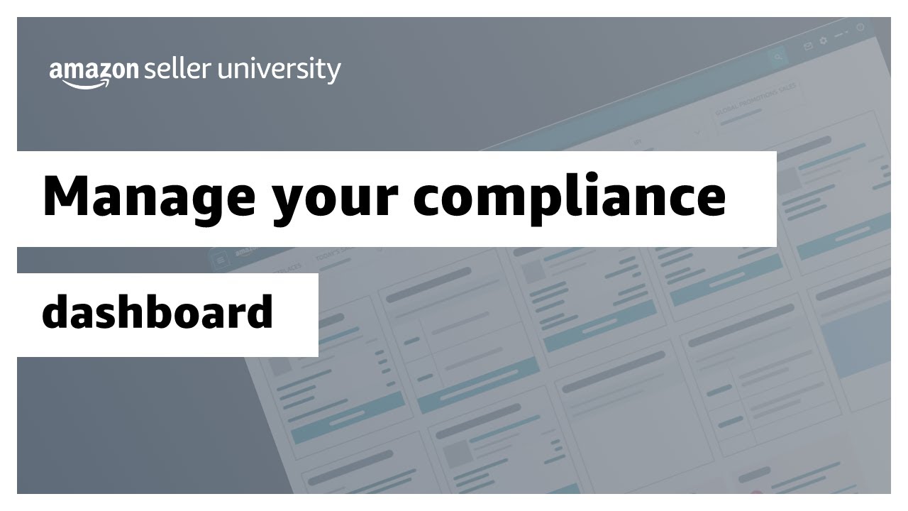 Manage your compliance dashboard