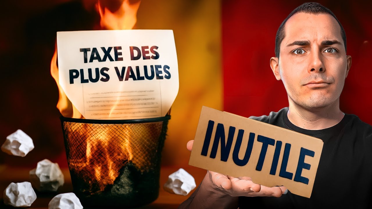 Comment rendre la Taxe des Plus-Values INUTILE ? 🇧🇪 . . . (en Bourse en Belgique)